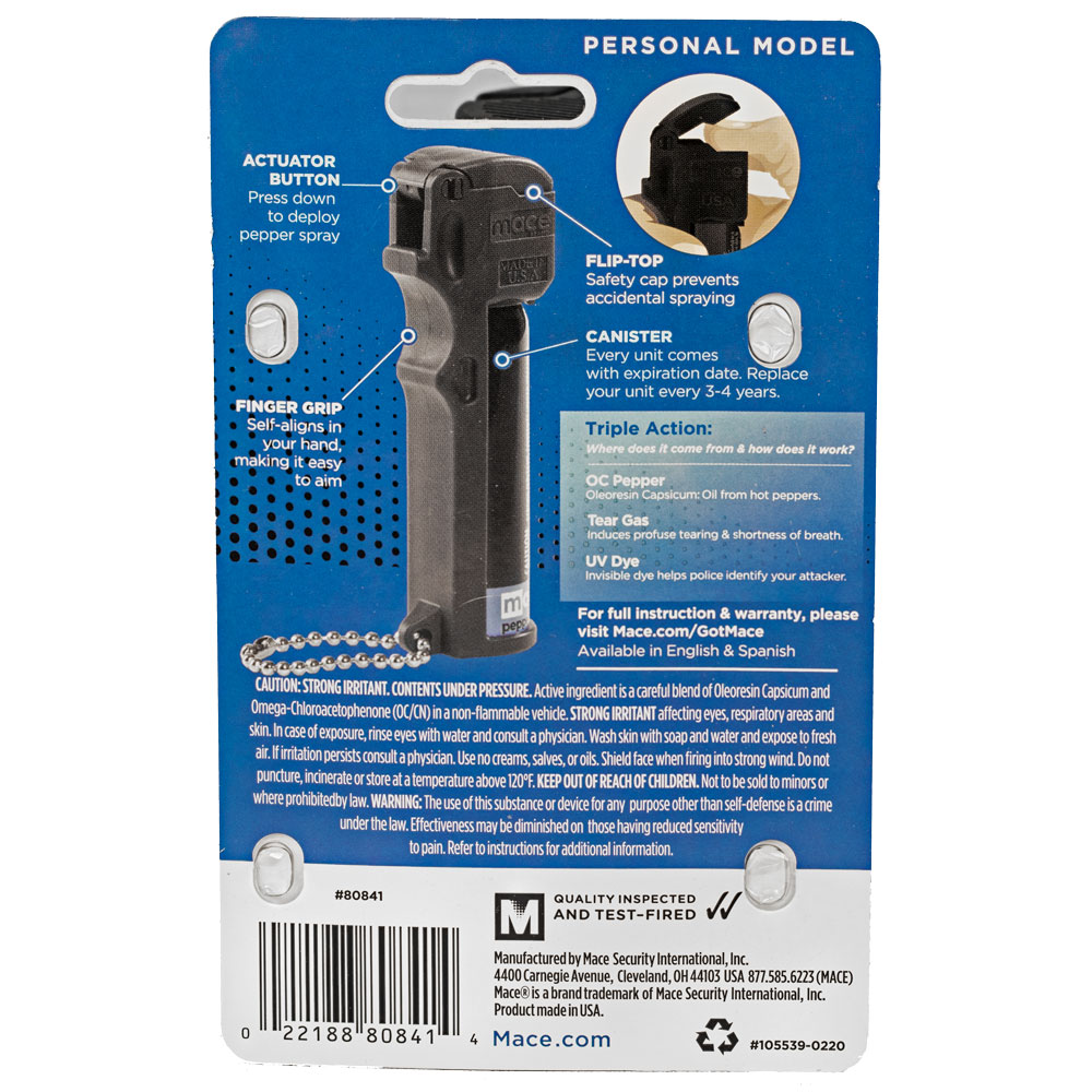 Mace® Personal Model Triple Action Pepper Spray view 6